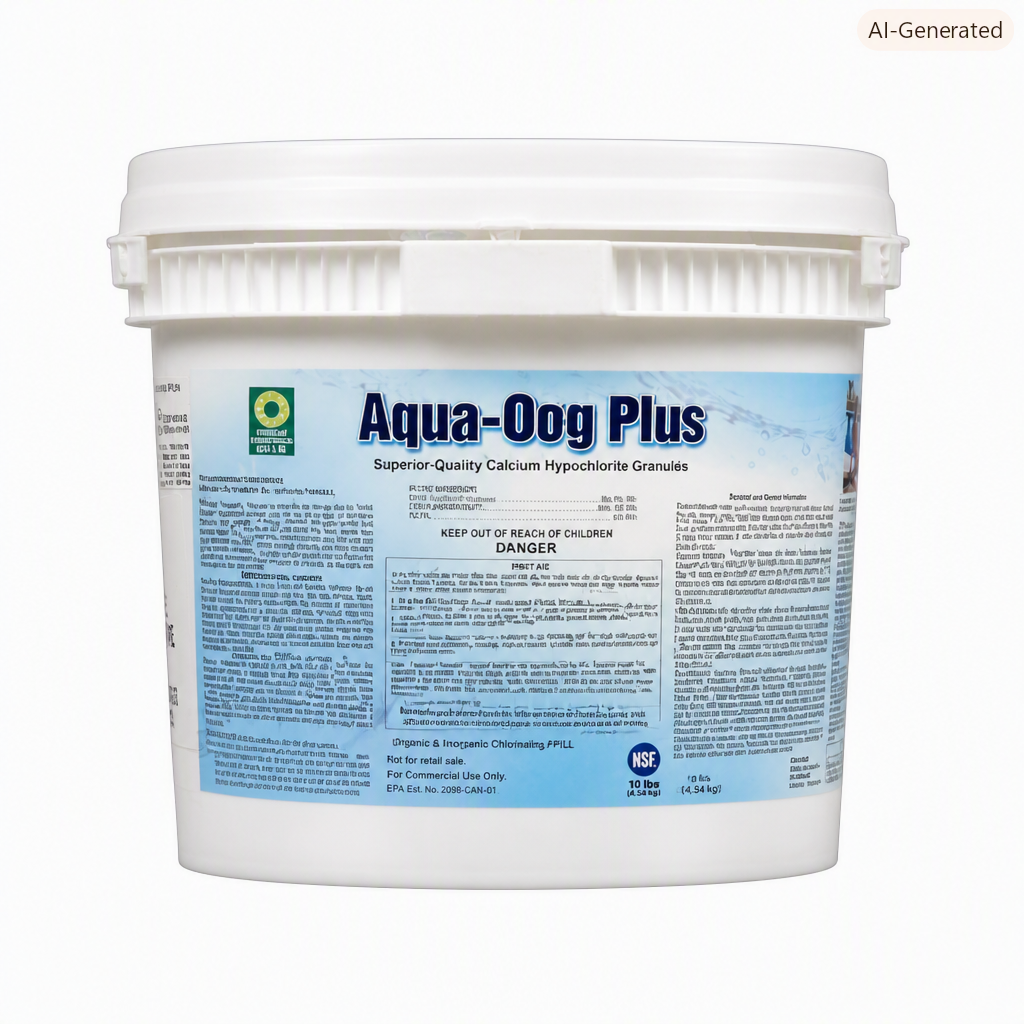 Aqua-Org Plus Calcium Hypochlorite bucket