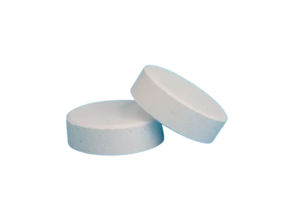Fast-dissolving pool tablets that keep water clear and safe