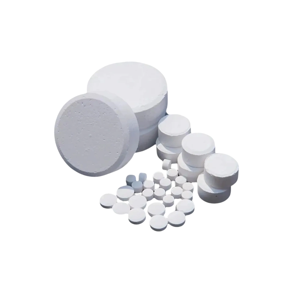 Versatile Cal-Hypo tablets for all pool sizes and sanitizing systems